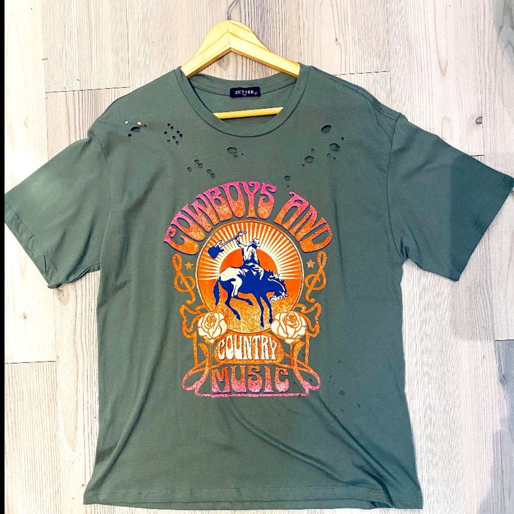 Cowboys & Country Music T-Shirt (NWT) 1 Size Left!